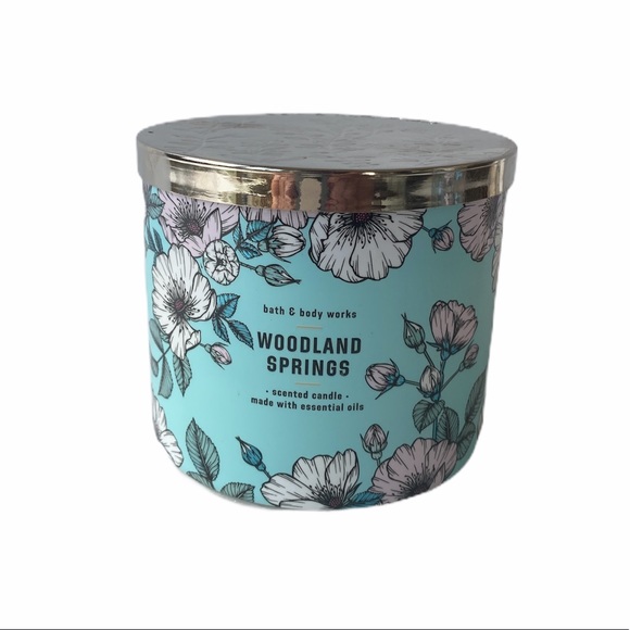 bath & body works Other - Bath & Body Works Woodland Springs 3 Wick Candle bath & body works Other - Bath & Body Works Woodland Springs 3 Wick Candle